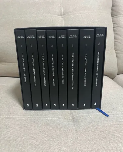 combo de livros the witcher