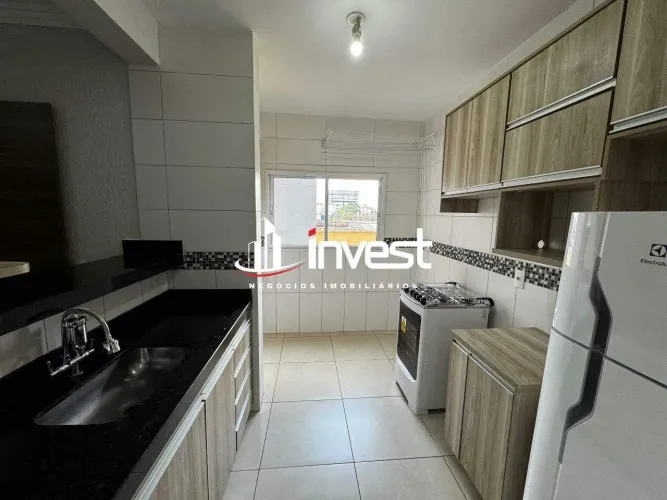 Apartamento mobiliado em Uberaba, Bairro Olinda com dois quartos sendo uma suíte, a poucos
