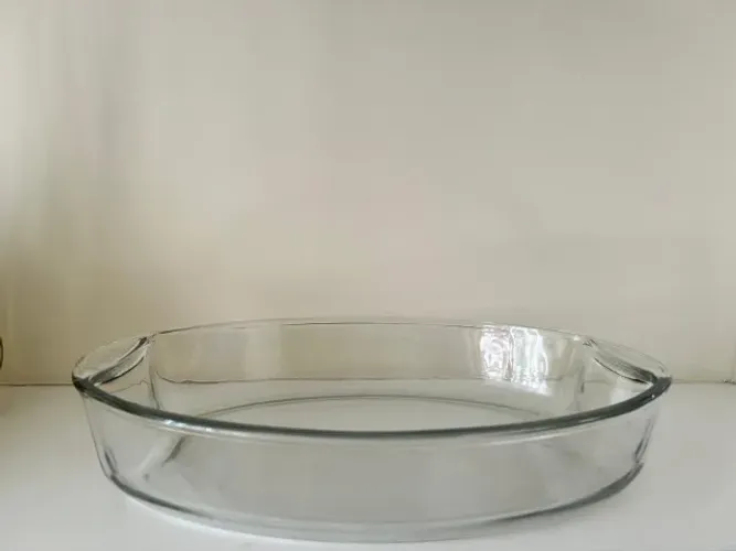 Assadeira Refratária Oval de Vidro