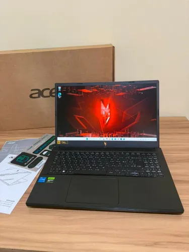 Notebook Acer nitro i5 13ª, 16 gb, Ssd 512, rtx 3050 6gb, tela 144hz