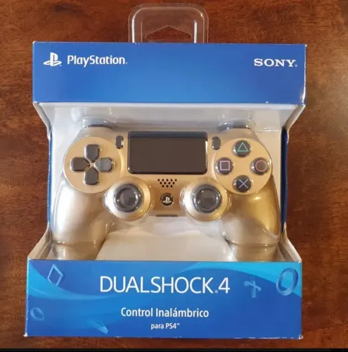 Controle PS4 Sem Fio - Dourado - Novo 