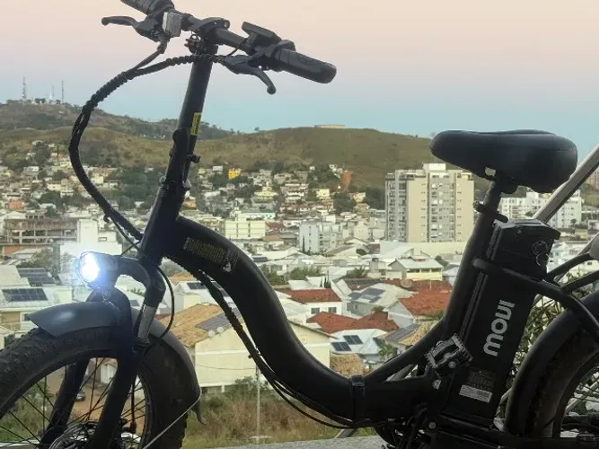 Bicicleta elétrica Quick 3 dobrável com garupa