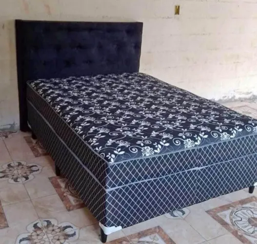 Cama box Nova colchão acoplado (não sai do box) entrega rápida 