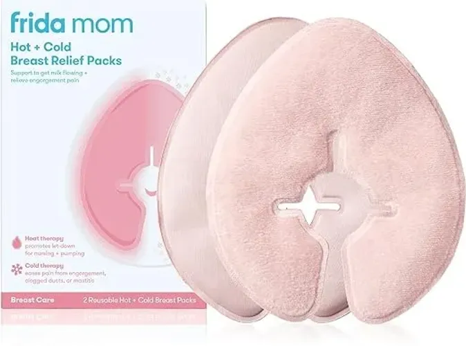 Frida Mom Pacotes de terapia de amamentação, compressa de terapia fria e quente