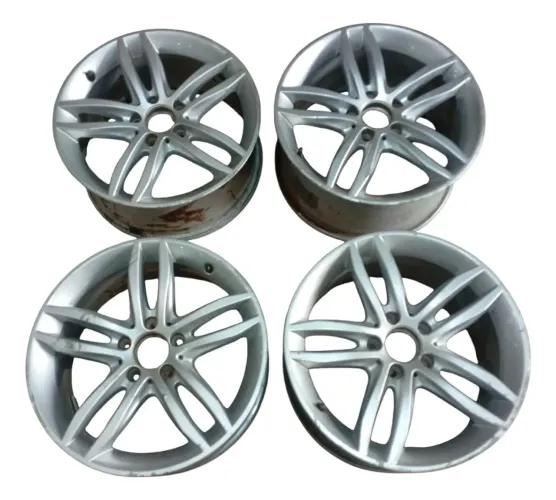Jogo Roda Aro 17 5x112 7,5 8,5 Mercedes Benz C180 C200 11 14