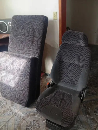 Banco do motorista Scania com a cama-Usado em bom estado Scania Série R/124 / 420