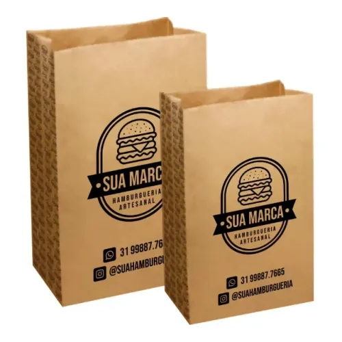500 Sacos para delivery , 1000 tags personalizadas, 5000 cartões de visita!