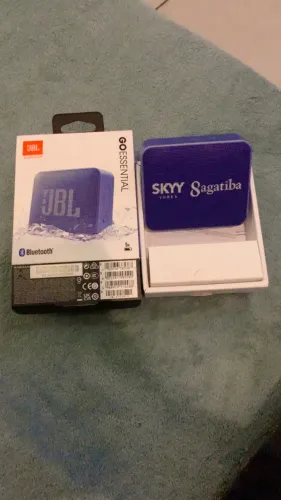 Caixinha de som JBL GO ESSENTIAL AZUL original