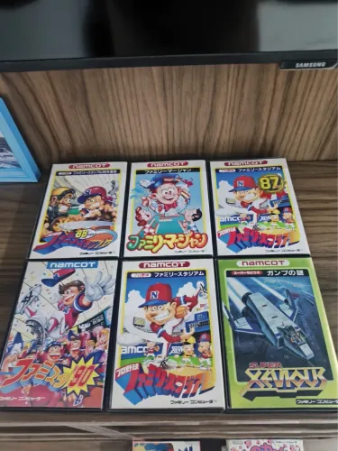 Jogos Family Computer com caixa