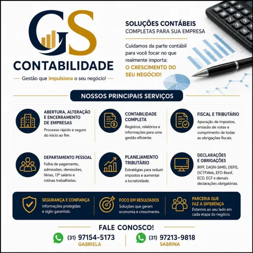 Serviços de contabilidade para Mei, Simples Nacional e Lucro Presumido