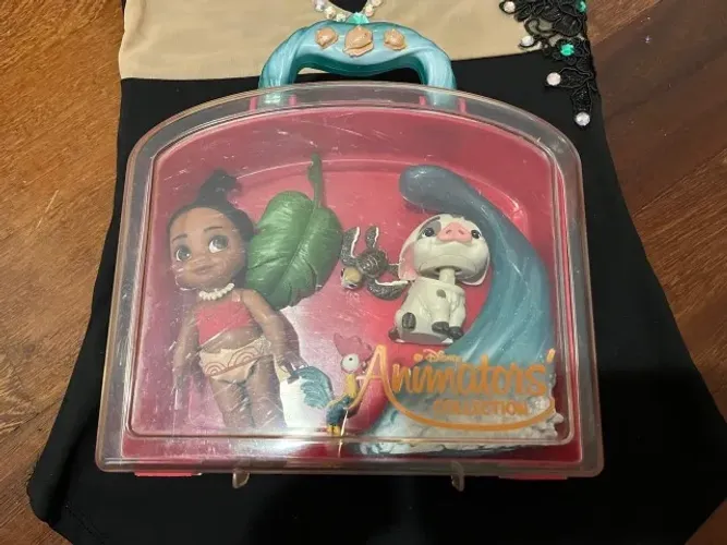 Disney Moana Playset Animators Collection-maleta Acessorios