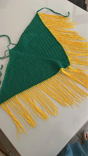 Blusa de crochê do Brasil
