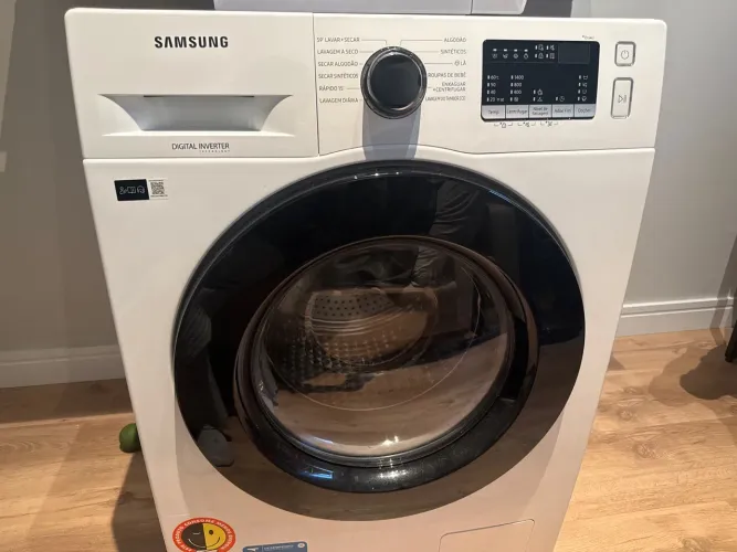 Lava E Seca Samsung Wd11m Com Digital Inverter Branca 11kg Cor Branco