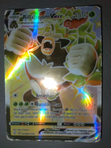 Carta Pokémon Rillaboom VMAX Destinos Brilhantes SV106/SV122