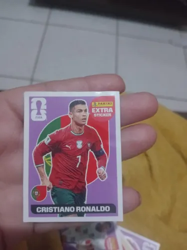 Figurinha copa Cristiano Ronaldo bordo