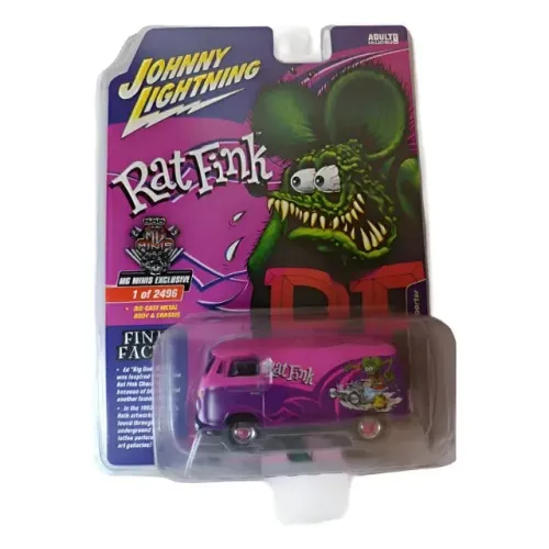 Johnny Lightning VW Kombi Rat Fink 1:64 MC Minis Exclusiva (1 de 2496) Rara!