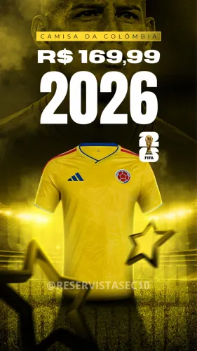 Camisa Copa Colômbia 26/27