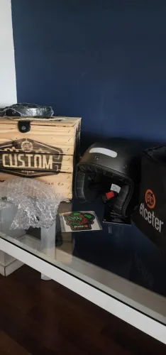 Capacete ETC Custom Novo - Estilo, Segurança e Qualidade!