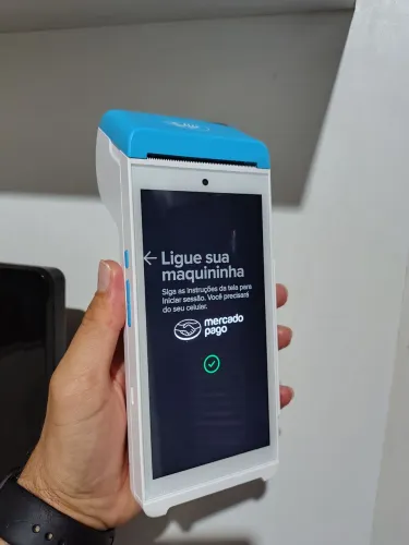 Máquina de débito e crédito do mercado pago - a pronta entrega.