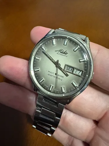 Relógio Vintage Mido Multi-Star Datoday - Automático - 37mm - Revisado (Anos 60/70)