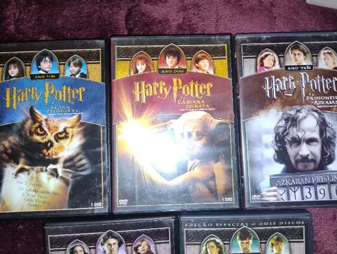 Kit filmes do Harry Potter ORIGINAIS 