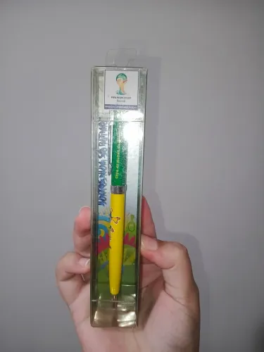 Caneta copa do mundo 2014 (nunca usada, aceito proposta)