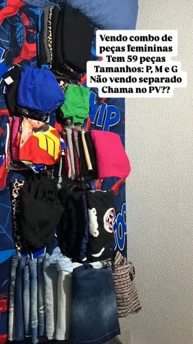 Combo de roupas femininas 