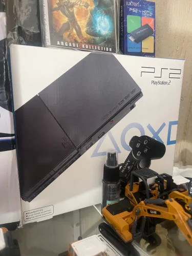 PlayStation 2 Desbloqueado 2 controles mais 2 memory cards jogos e adaptador HDMI