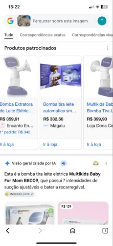 Bomba de tirar leite 