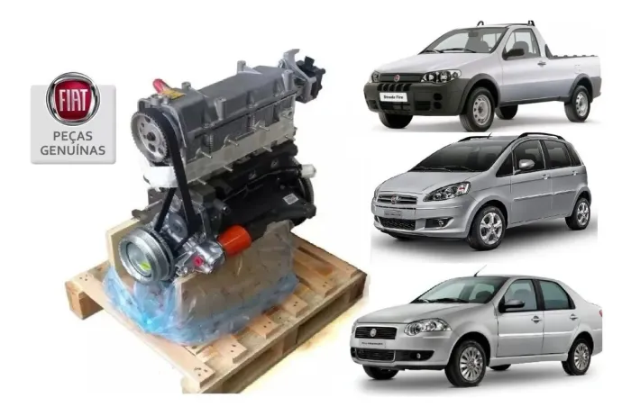 Motor 1.4 8v Original Fiat Strada Siena Idea Punto doblo palio uno bravo