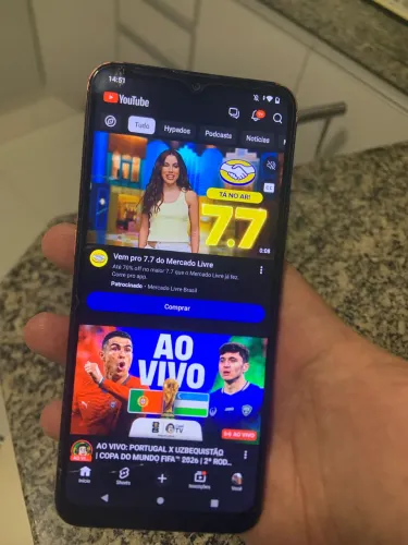 Moto E7 64gb rápido e boa bateria