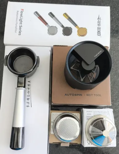 Porta-Filtro Naked e utensílios