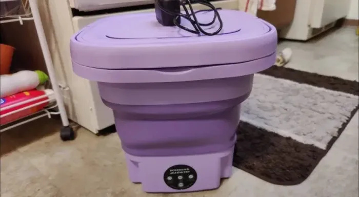Mini Máquina Lavar Portátil Dobrável 11litros C/ Centrífuga