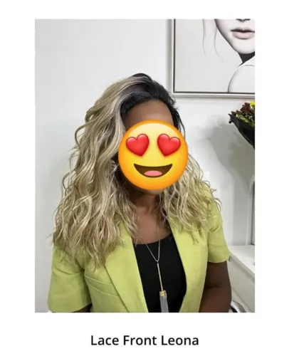 Lace Front Leona - Cor Sandy Blonde