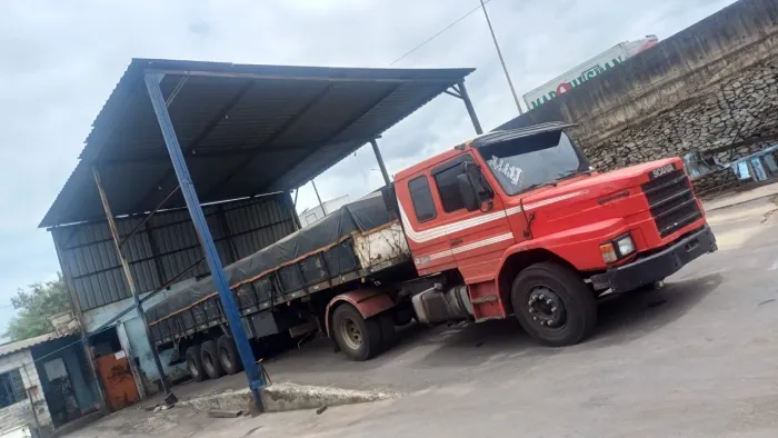 scania 112 mecanica toda do 113 e carreta rondom
