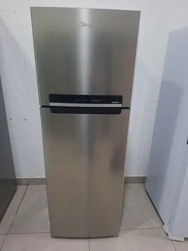 Geladeira Midea INOX INVERTER 220V