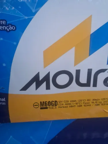 Vendo bateria moura 60 ah GD