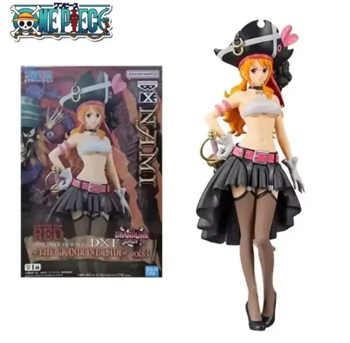 Action Figure Nami 19,5cm One Piece Anime Figura de Ação Boneco