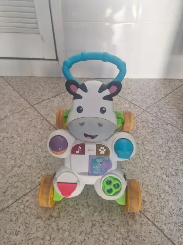 Andador e Apoiador Fisher-Price Zebrinha Musical - Excelente Estado