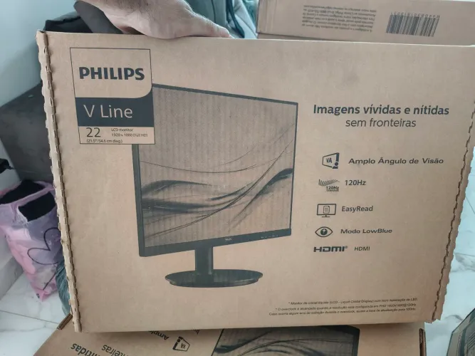 Monitor Phillips 22 polegadas 120 hz lacrado