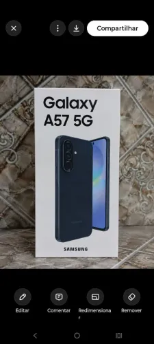 Vendo telefone A57 novo lacrado zero bala não tem uso