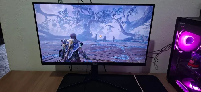 Monitor AOC 21.5 Pol 75hz Painel VA