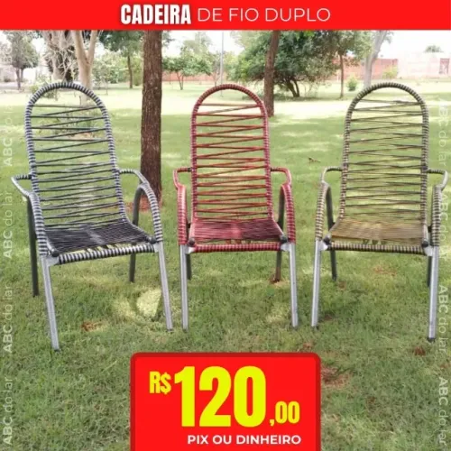 Cadeira De Fio Duplo Reforçada