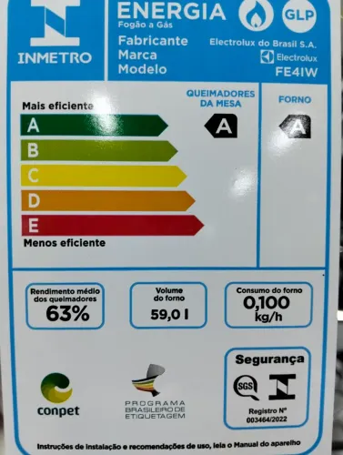 FOGÃO 04 BOCAS ELECTROLUX EM PERFEITO ESTADO SUPER CONSERVADO