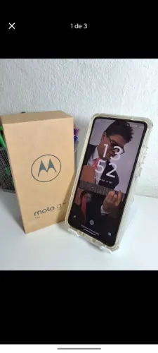 Motorola Moto G84 5G 256GB - AZUL CELESTE - VEGAN LEATHER
