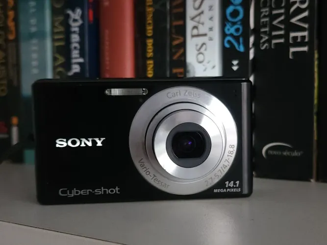 Sony Cyber-shot W530 Preta Completa + Cartão 8GB + Carregador