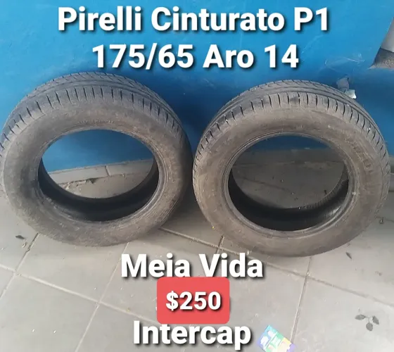 Pneu Aro 14 175/65 Pirelli Cinturato P1 Meia Vida 