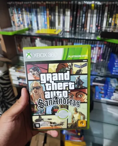 Jogo GTA San Andreas Xbox 360 - Ac cartão e Olx pay temos outros jogos