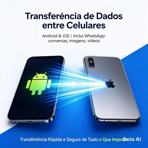 Transferência de dados entre celulares 