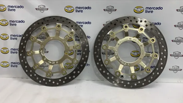 Acabamento Par Disco Freio Sem Abs Honda Cbr 600rr 2012